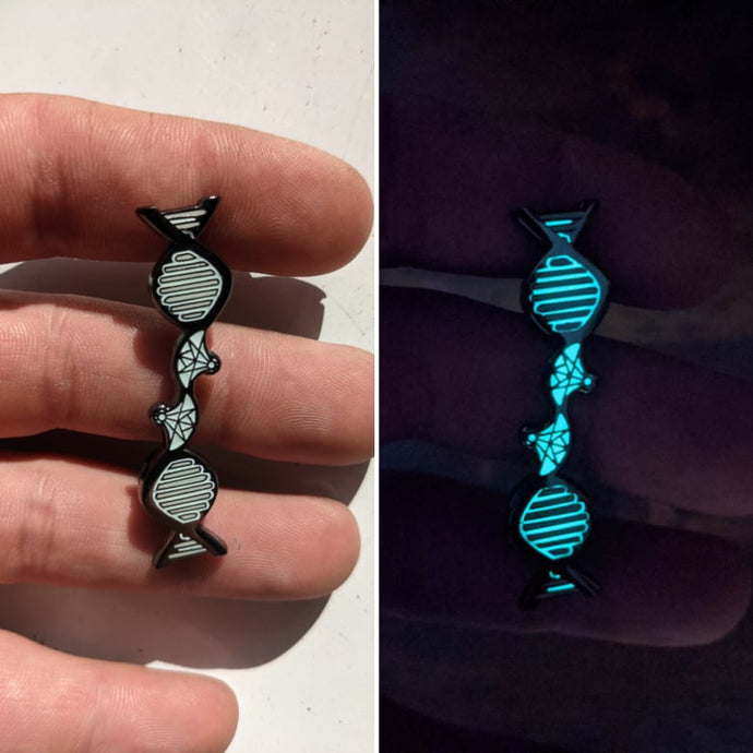 doodlegrip DNA strand Lapel Pin